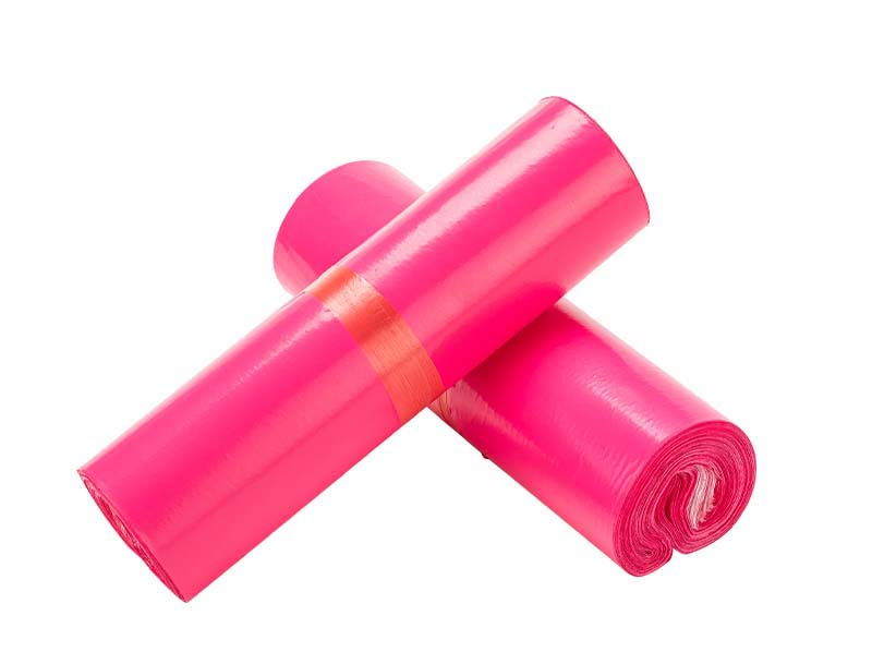 上街玫红色快递袋-02